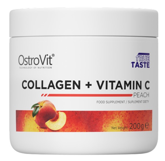 

Коллаген Ostrovit COLLAGEN + Vitamin C 200 g Peach