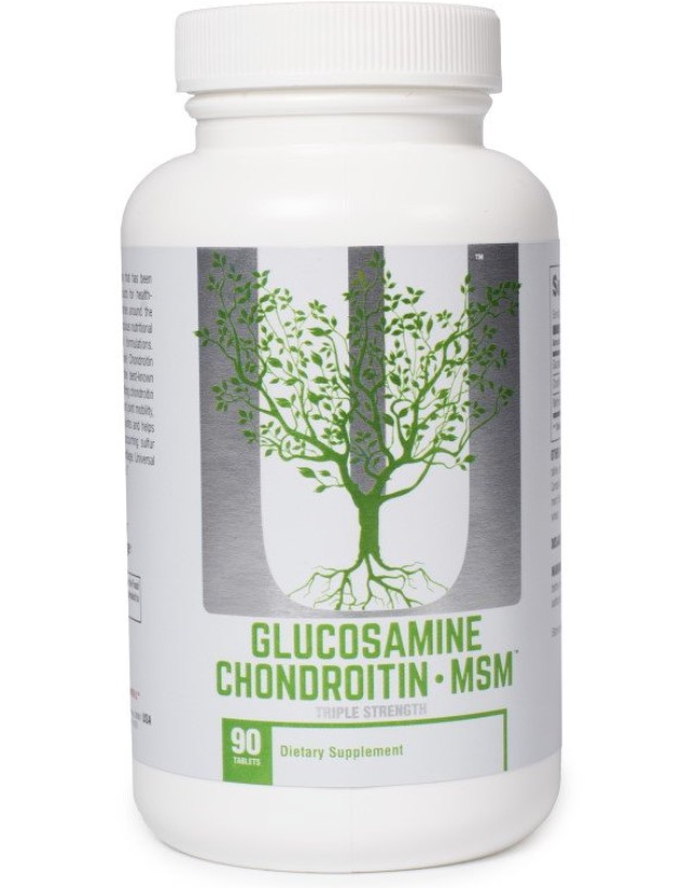 

Для Суставов и Связок Universal Nutrition Glucosamine Chondroitin MSM 90 tabl