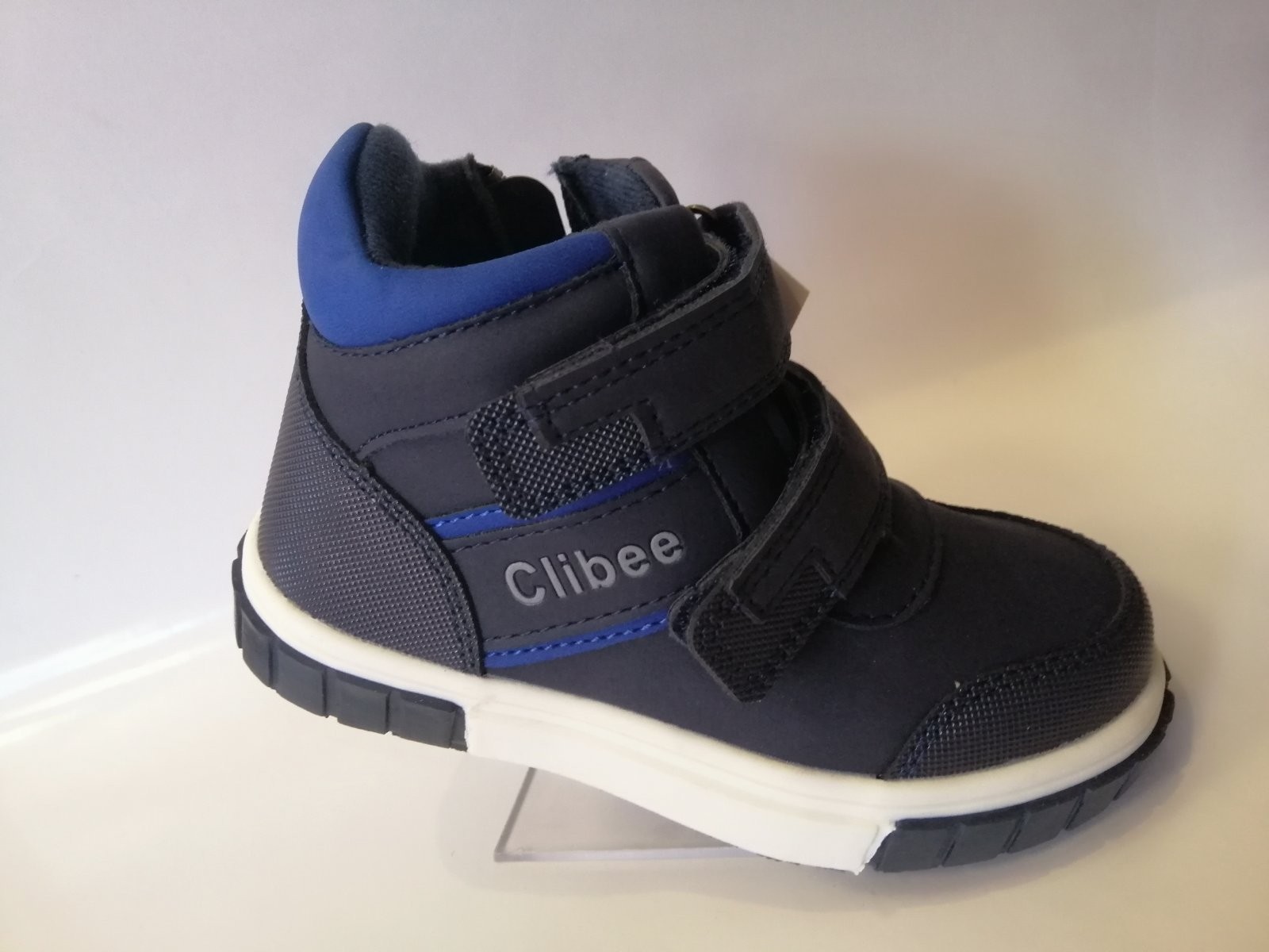 

Ботинки для мальчика Clibee 533 P bl-royal тёмно- синие р. 31-19,8 см