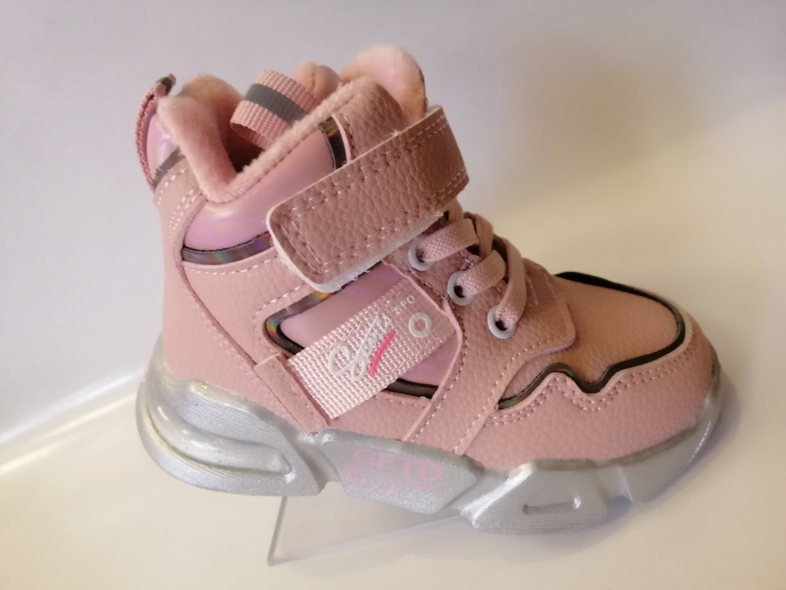 

Ботинки для девочки Clibee 641 P pink розовые р.24-15,3 см