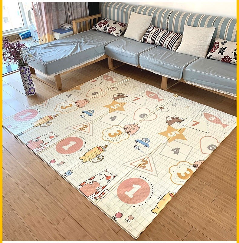 

Двухстронний складной детский коврик для ползания Sticker Wall Цифры 200x180x1 см BN189