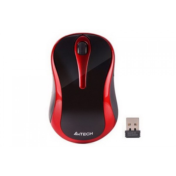 

Мышь беспроводная A4Tech G3-280N Black/Red USB V-Track