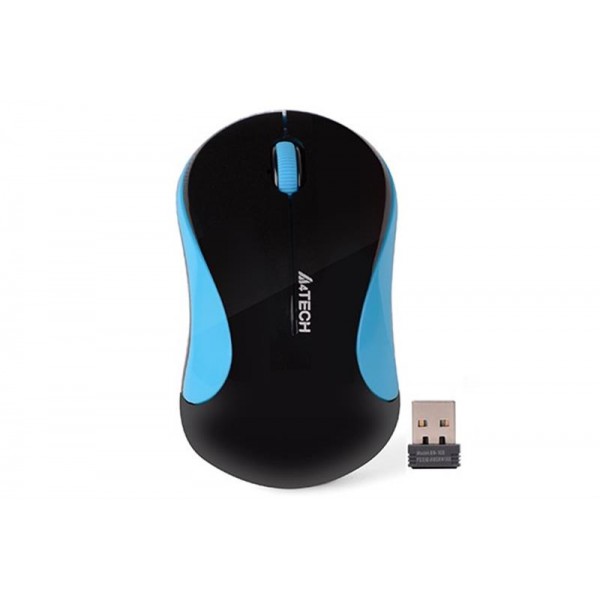 

Мышь беспроводная A4Tech G3-270N Black/Blue USB V-Track