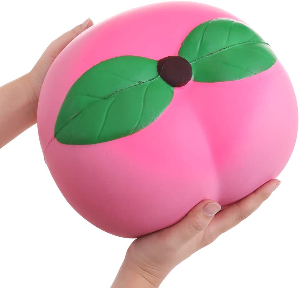 

Мягкая игрушка антистресс Сквиши Squishy Персик 24 х 20 см