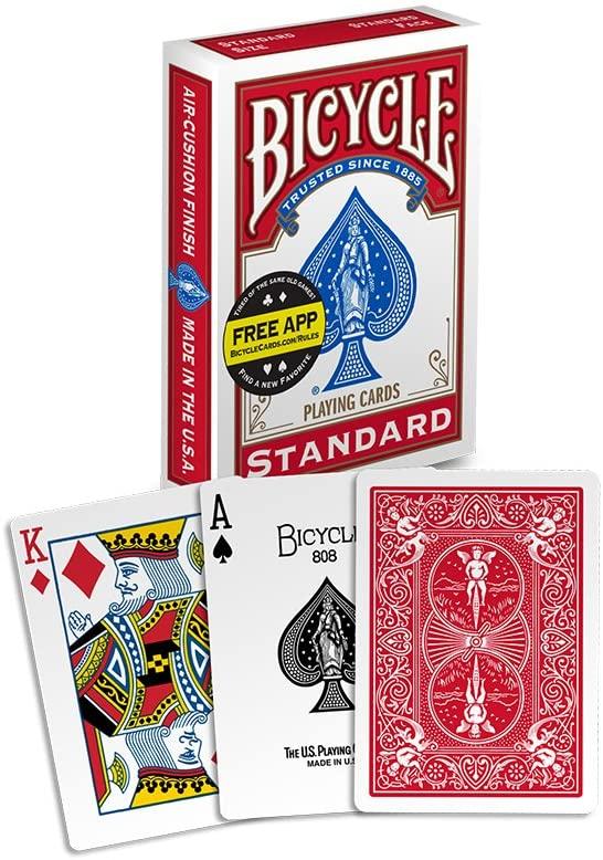 

Гральні карти Bicycle Playing Cards - Poker Size red (1001776) ( B00001QHVP )