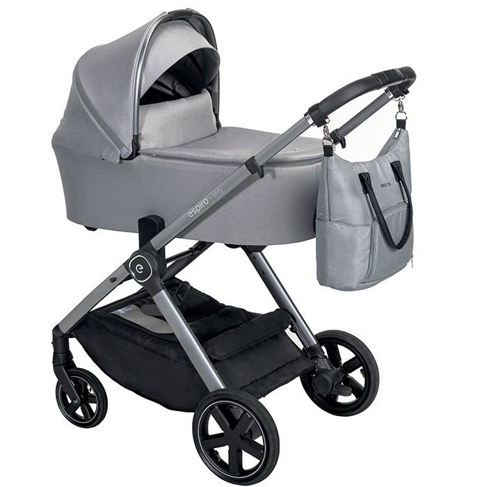 

Коляска 2в1 Espiro Only New 07 Gray Center (серая рама)