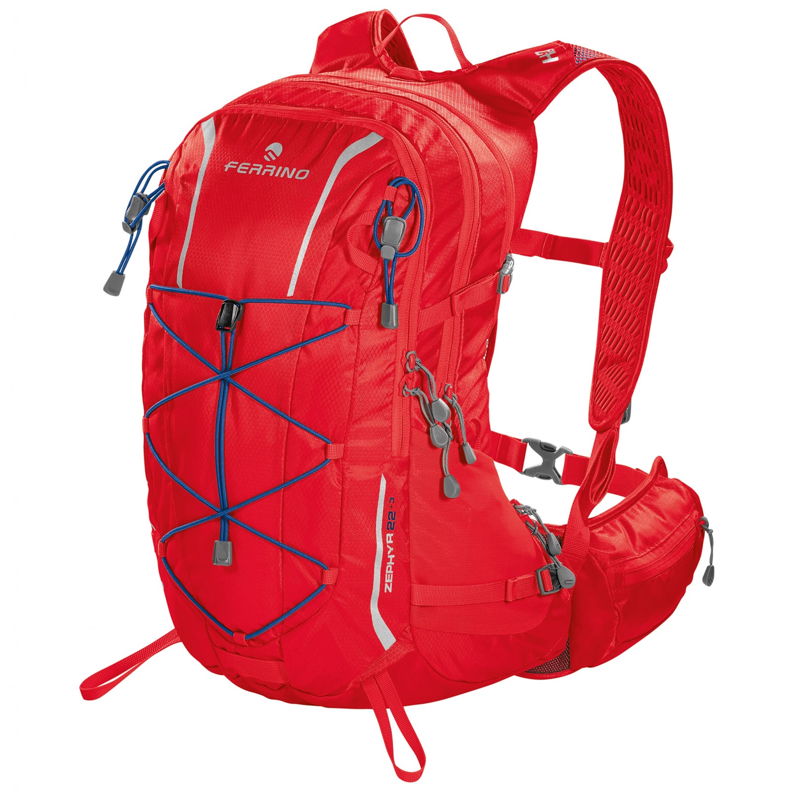 

Рюкзак спортивный Ferrino Zephyr HBS 22+3 Red (925748) (8014044953644)