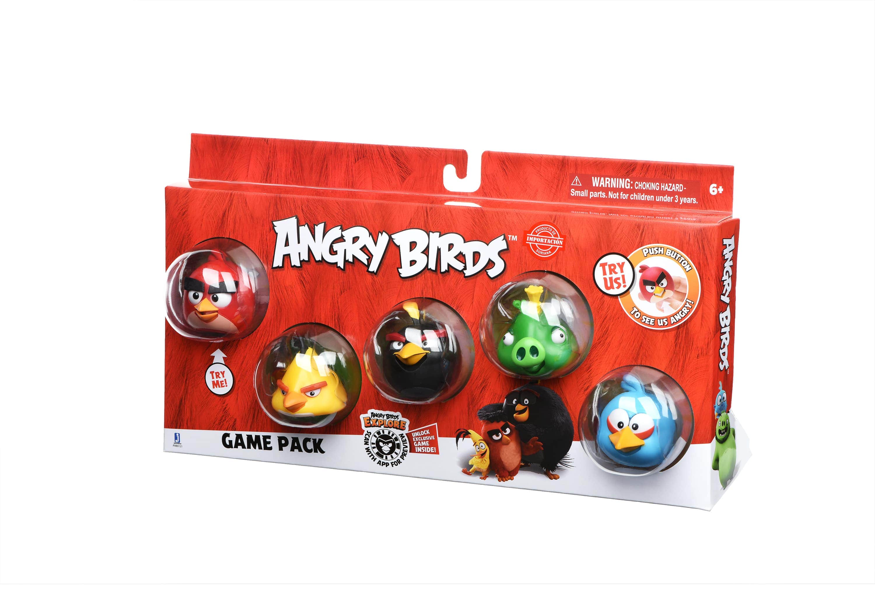 

Игровая фигурка Jazwares Angry Birds Game Pack (Core Characters) (ANB0121)
