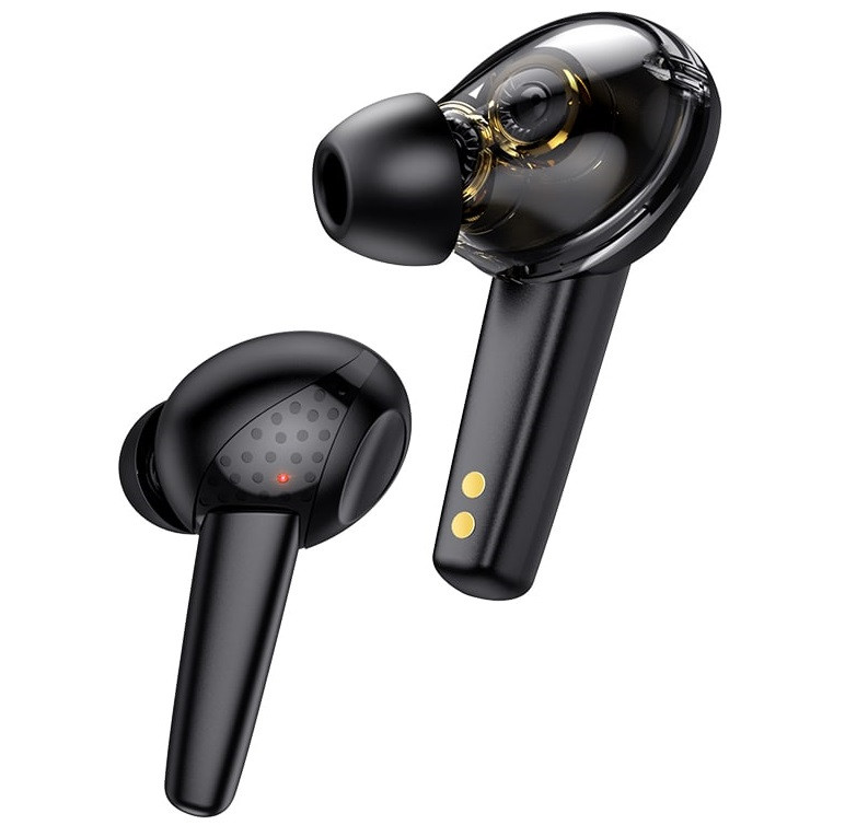 

Наушники Bluetooth Hoco Songful TWS dual moving coil ES55 в кейсе черные (gr_017713)