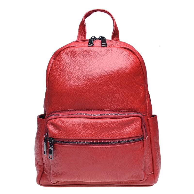 

Женский кожаный рюкзак Keizer K110086-red