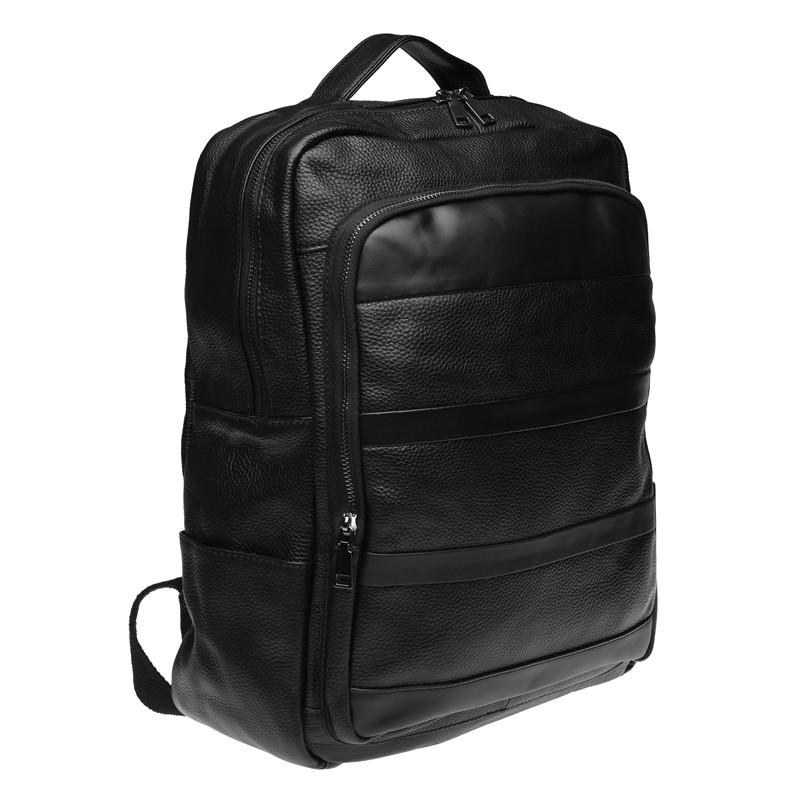 

Мужской кожаный рюкзак Keizer K1552-black