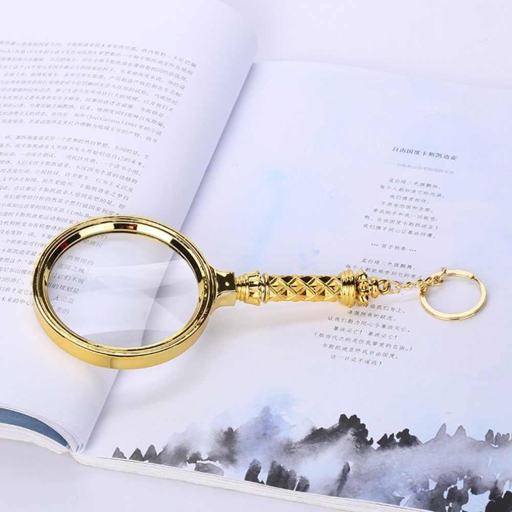 

Лупа диаметр 90 мм с позолотой увеличение 8х Magnifier