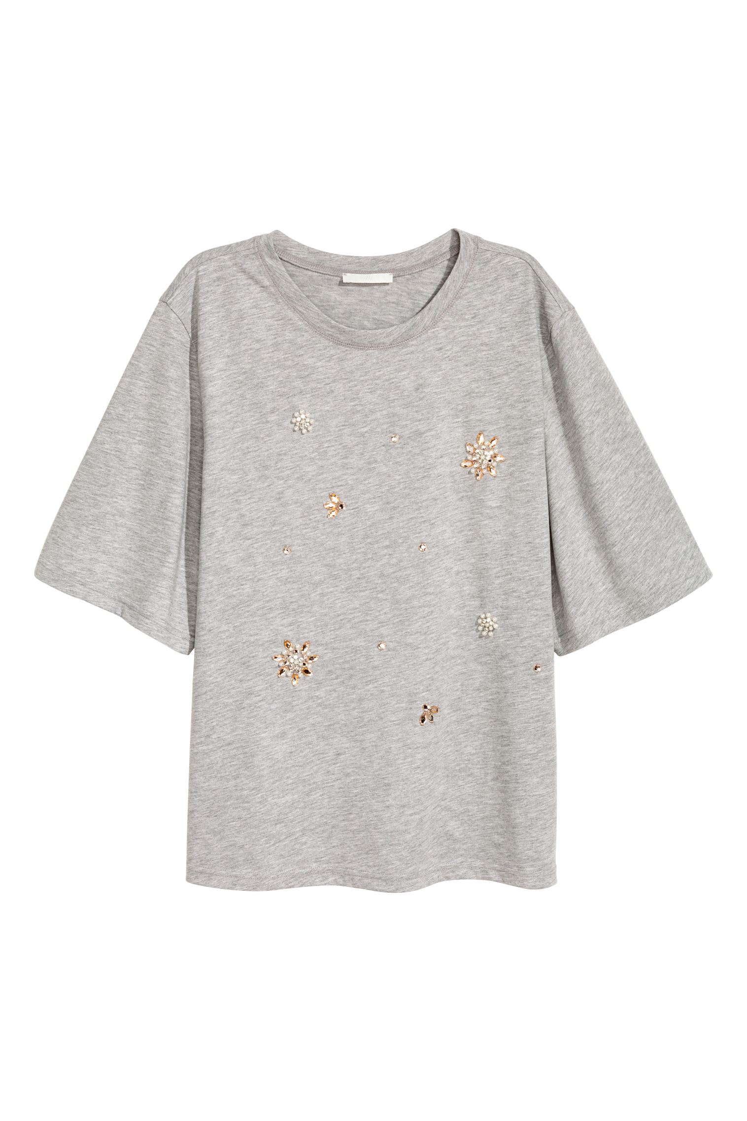 

Футболка H&M  светло серый 16065472576, Футболка H&M S светло серый 16065472576
