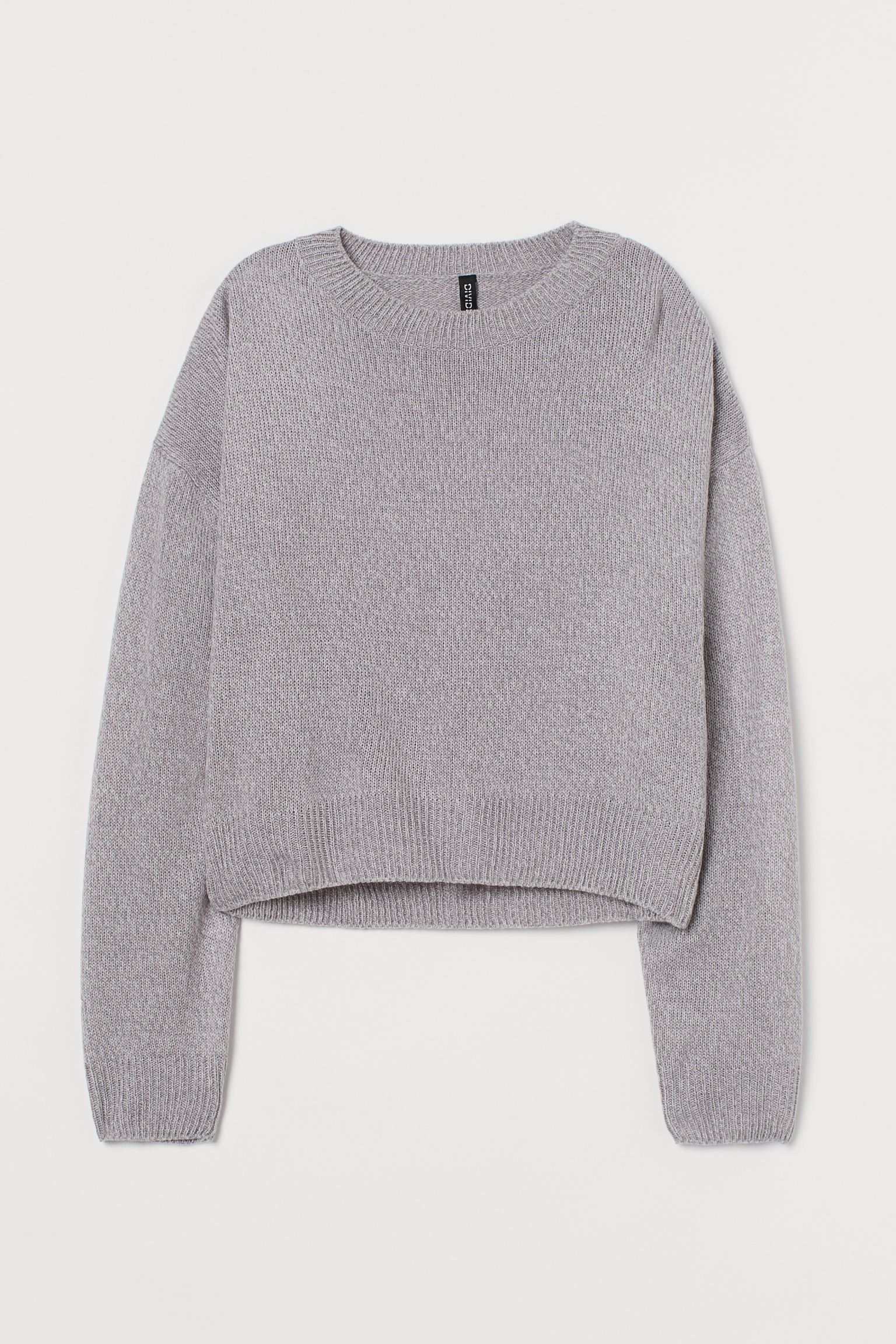 

Джемпер H&M M серый меланж 16079025182