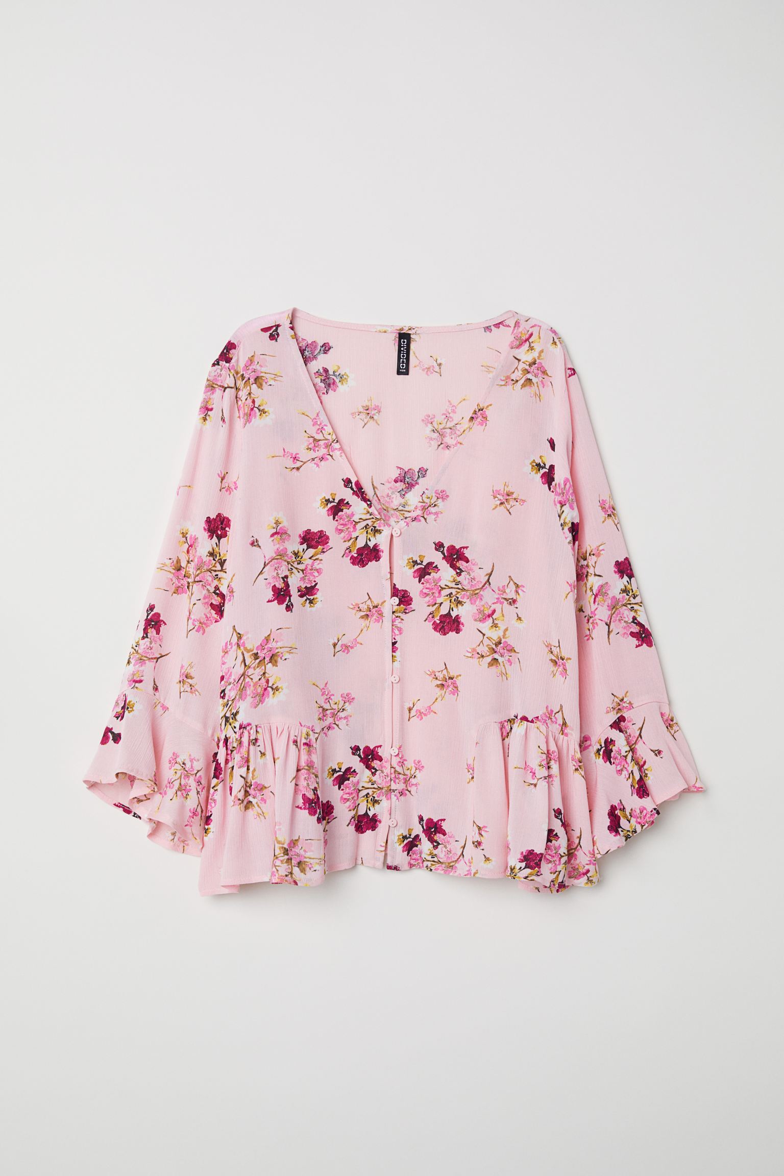 

Блуза H&M  розовый цветы 22076044547, Блуза H&M 38 розовый цветы 22076044547