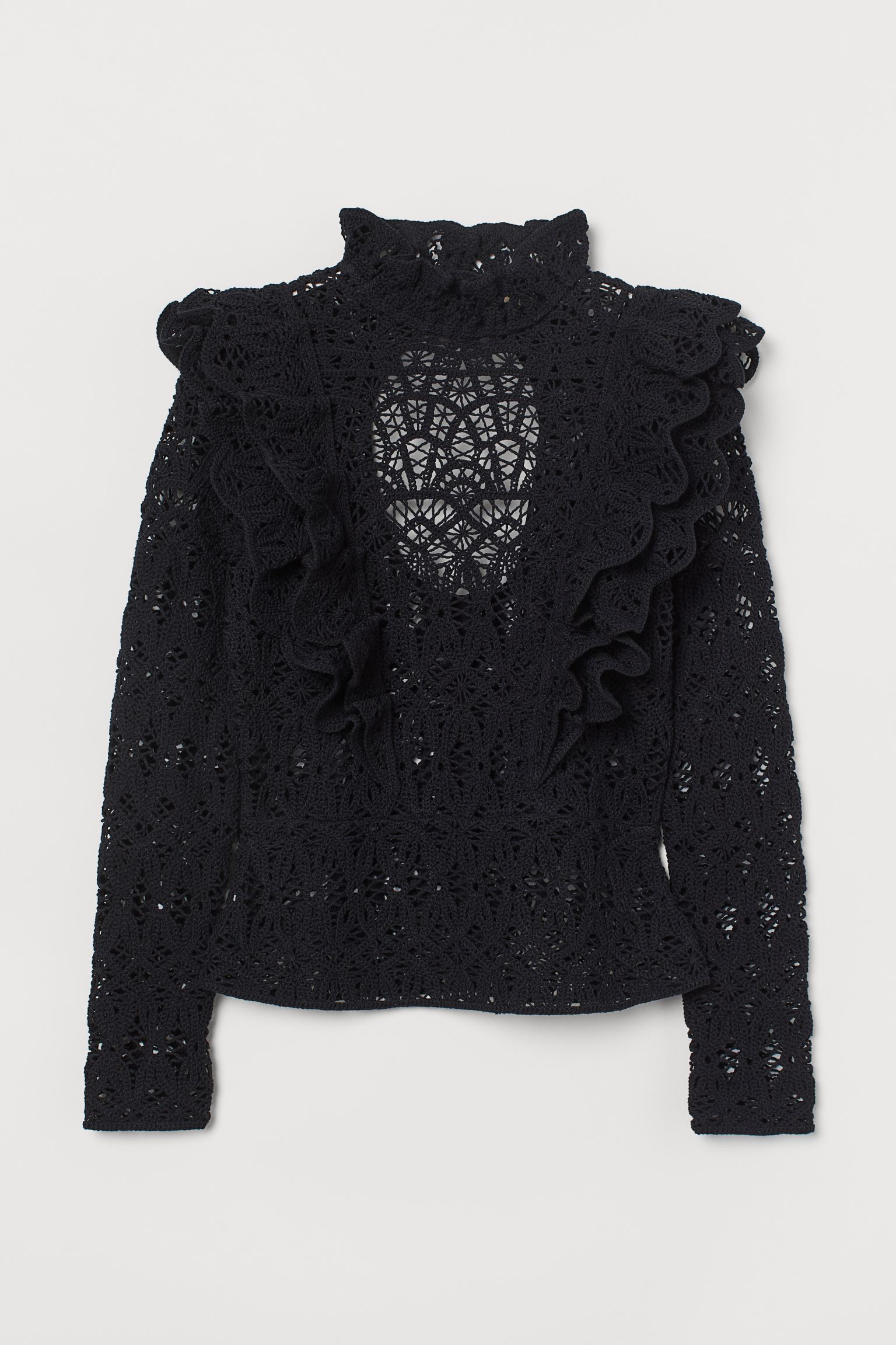 

Блуза H&M M черный 28079044112