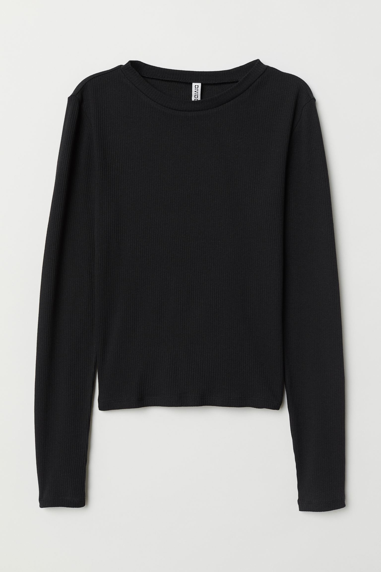 

Лонгслив H&M  черный 21076885581, Лонгслив H&M XXS черный 21076885581