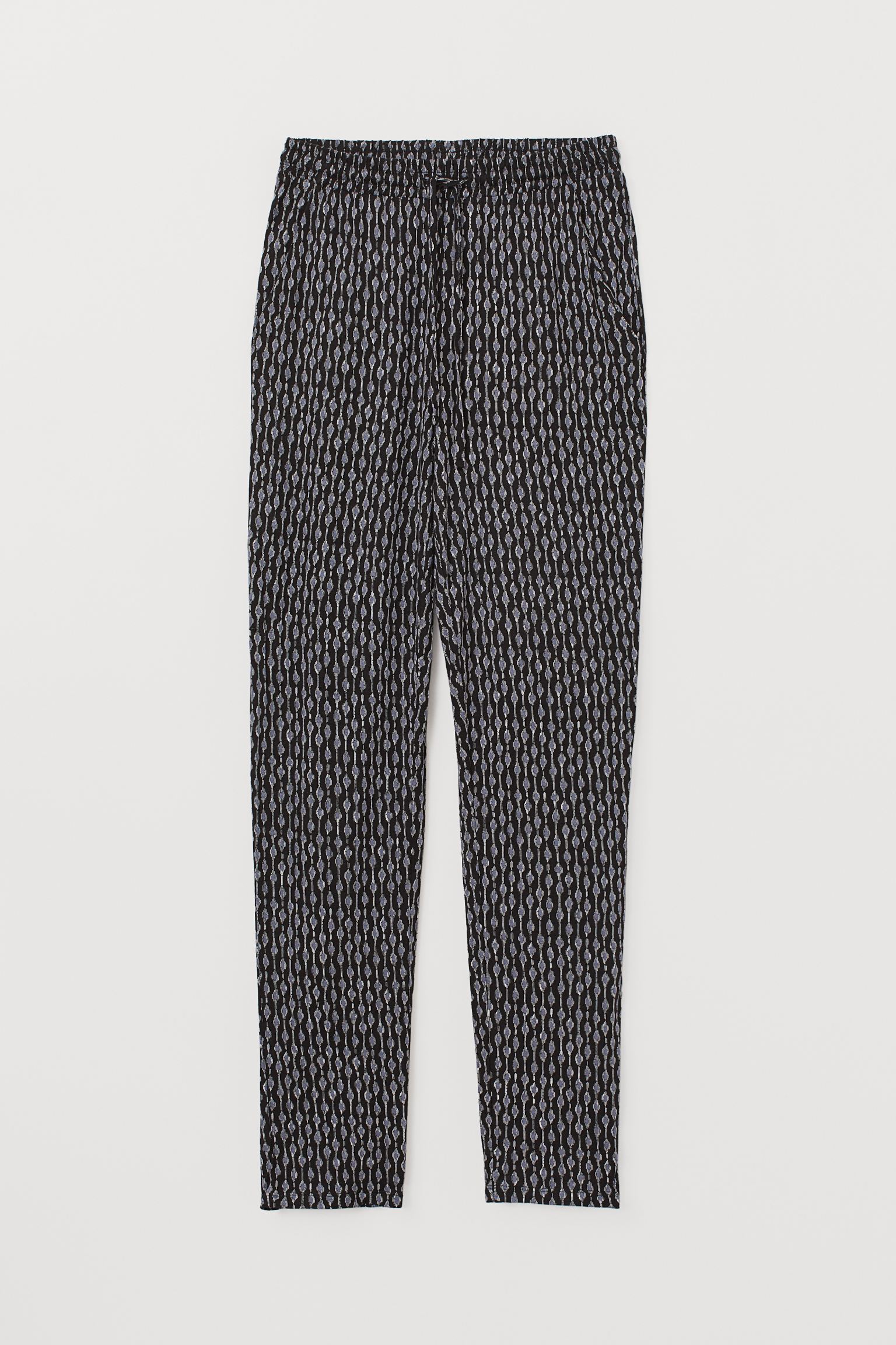 

Брюки H&M  черный узор 5624986, Брюки H&M XS черный узор 5624986