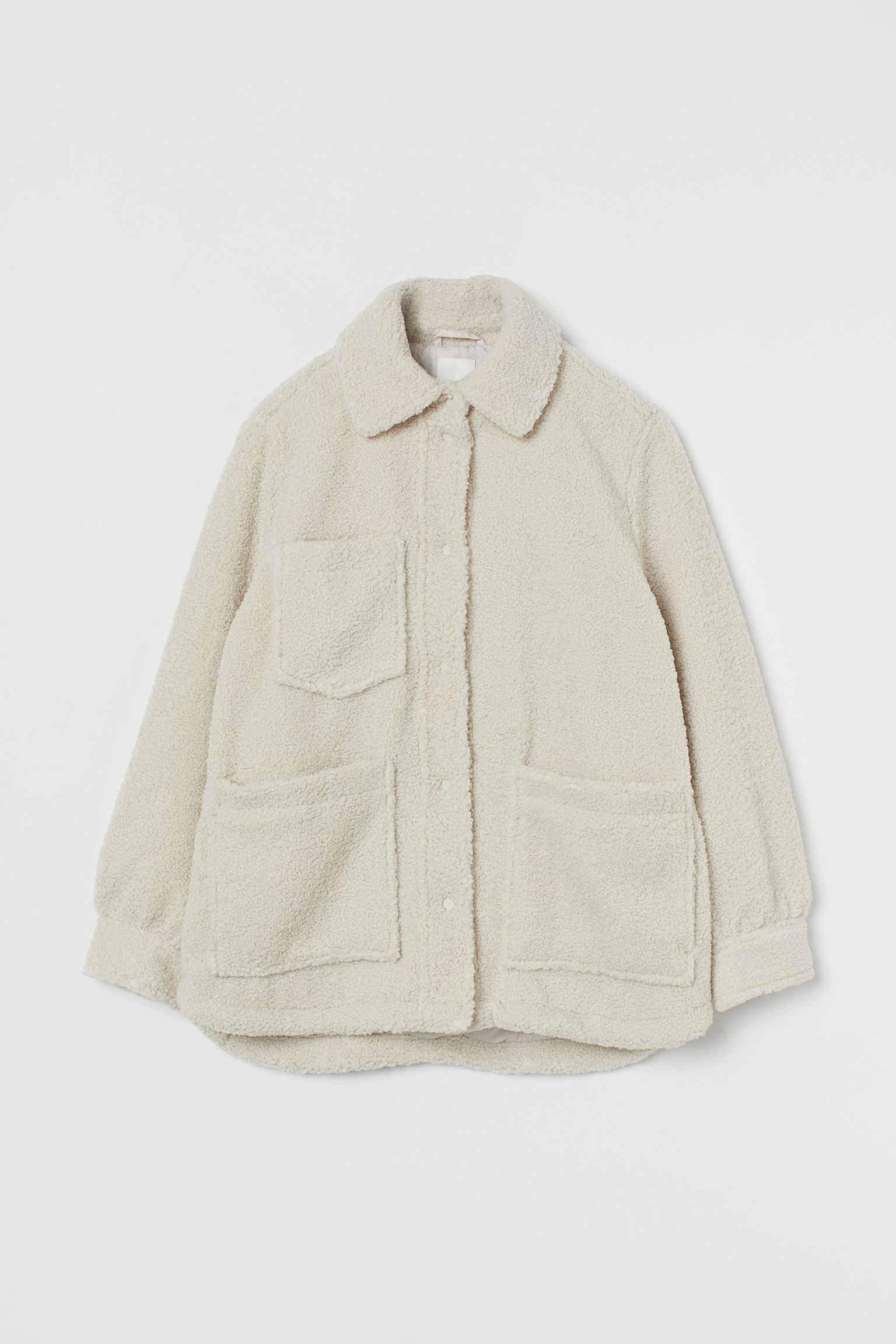 

Полушубок H&M  молочный 30079395793, Полушубок H&M XS молочный 30079395793