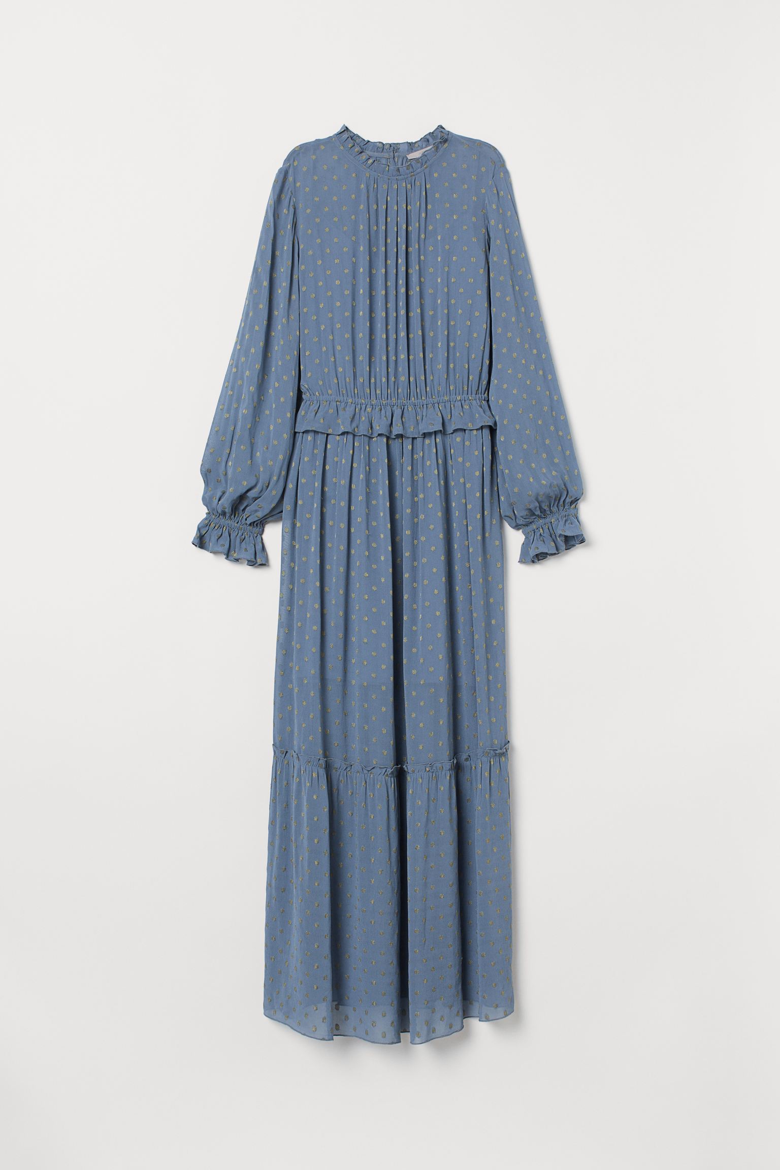 

Платье H&M 40 голубой горох 29077441529