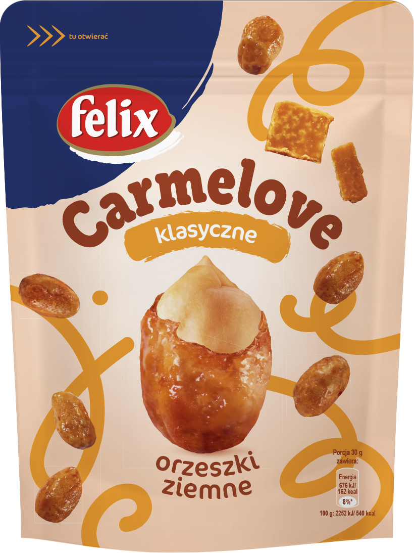 Арахис Felix Carmelove в карамели 160 г (5900571101395)