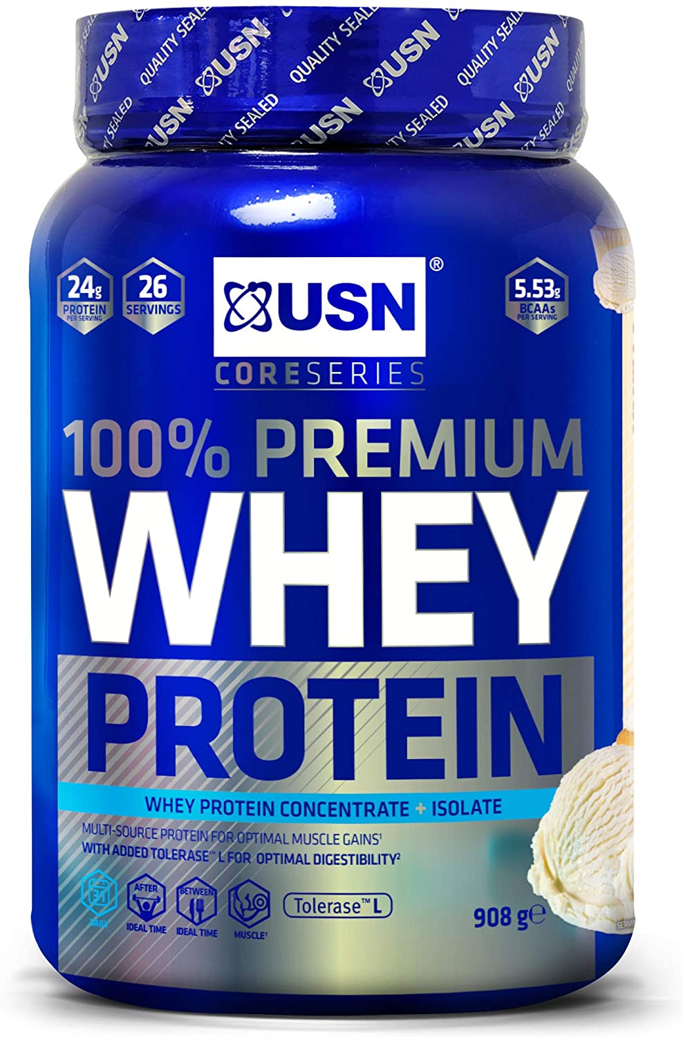 

Протеин USN 100% Premium Whey 908 г (4384303649)