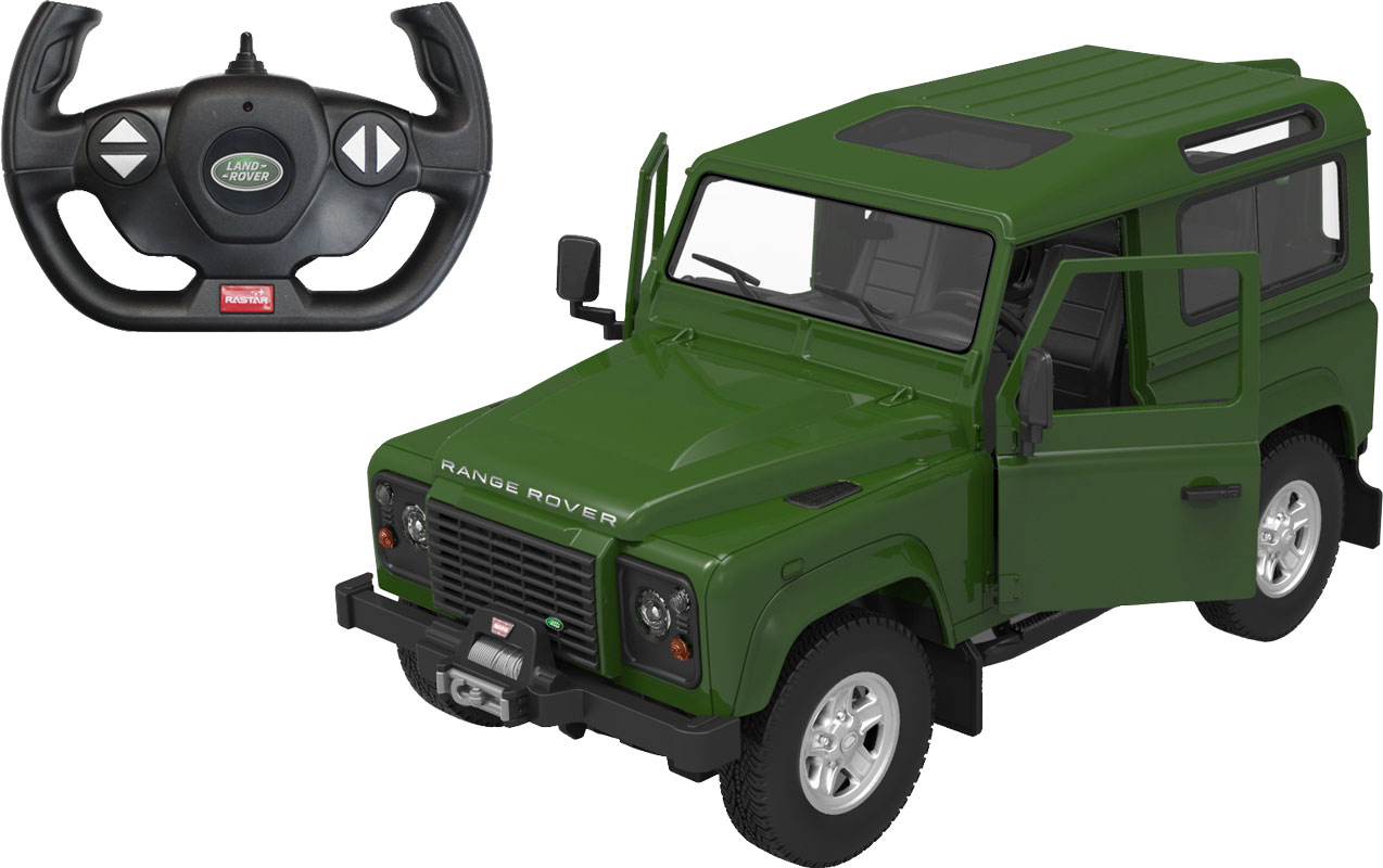 

Машинка Rastar Land Rover Defender 1:14 Зеленая (4540028)
