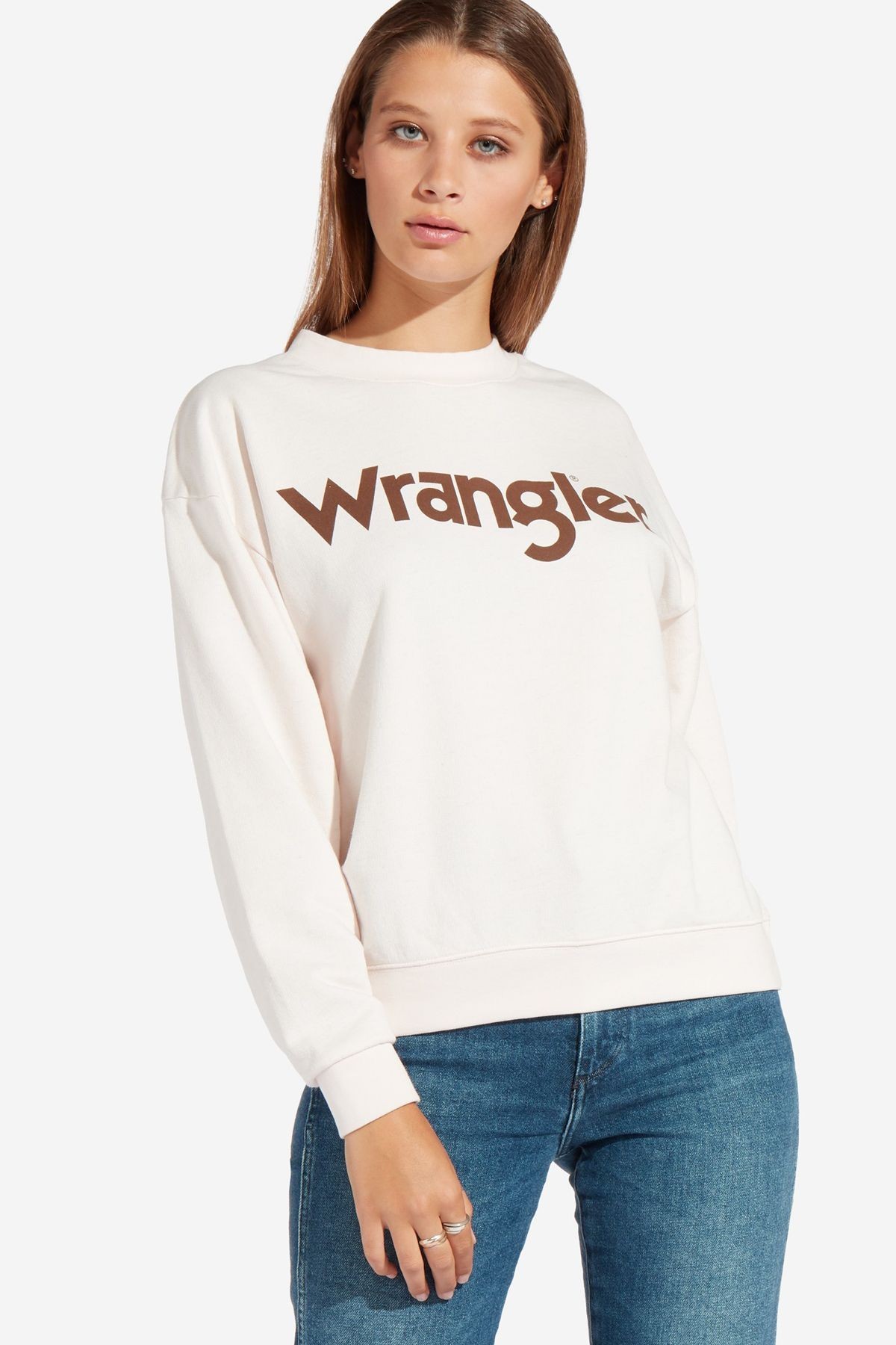 

Свитшот Wrangler Retro Sweatshirt Loose Fit Розовый M-00