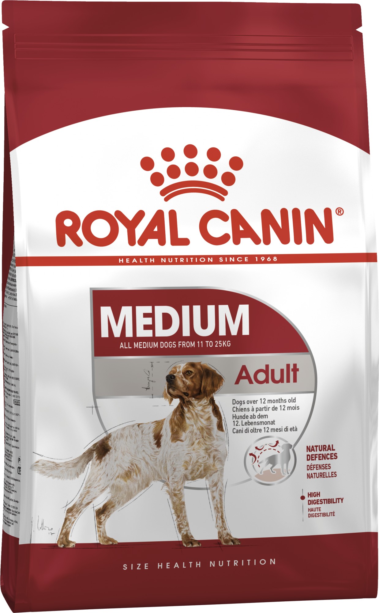 

Сухой корм для собак Royal Canin Medium Adult 20 кг взрослым собакам средних пород в возрасте от 12 месяцев