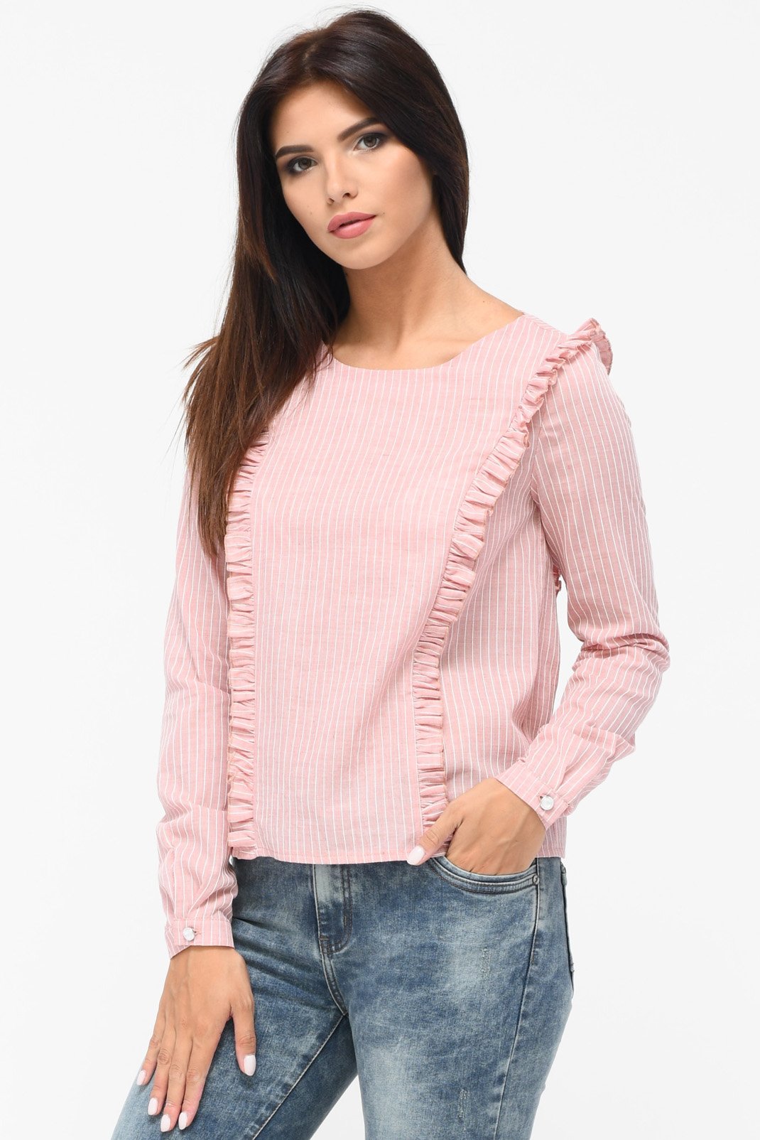 

Блузка BK-7663-27 Pretty Woman XS персик-белый