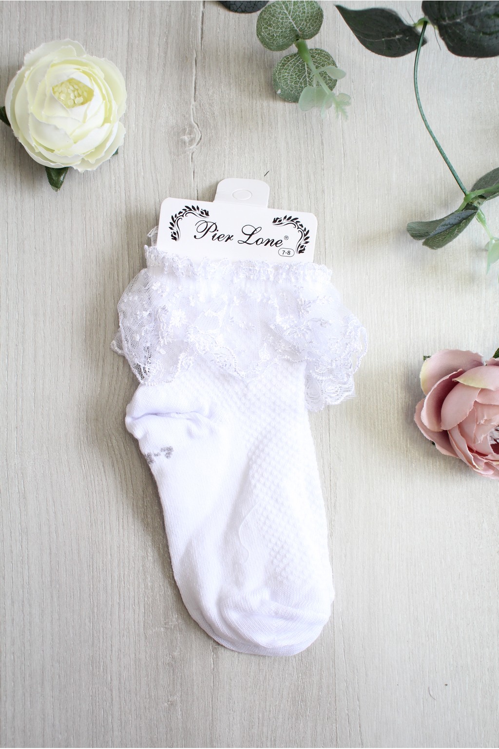 

Носки Pier Lone 20 / 7-8 лет см Белый