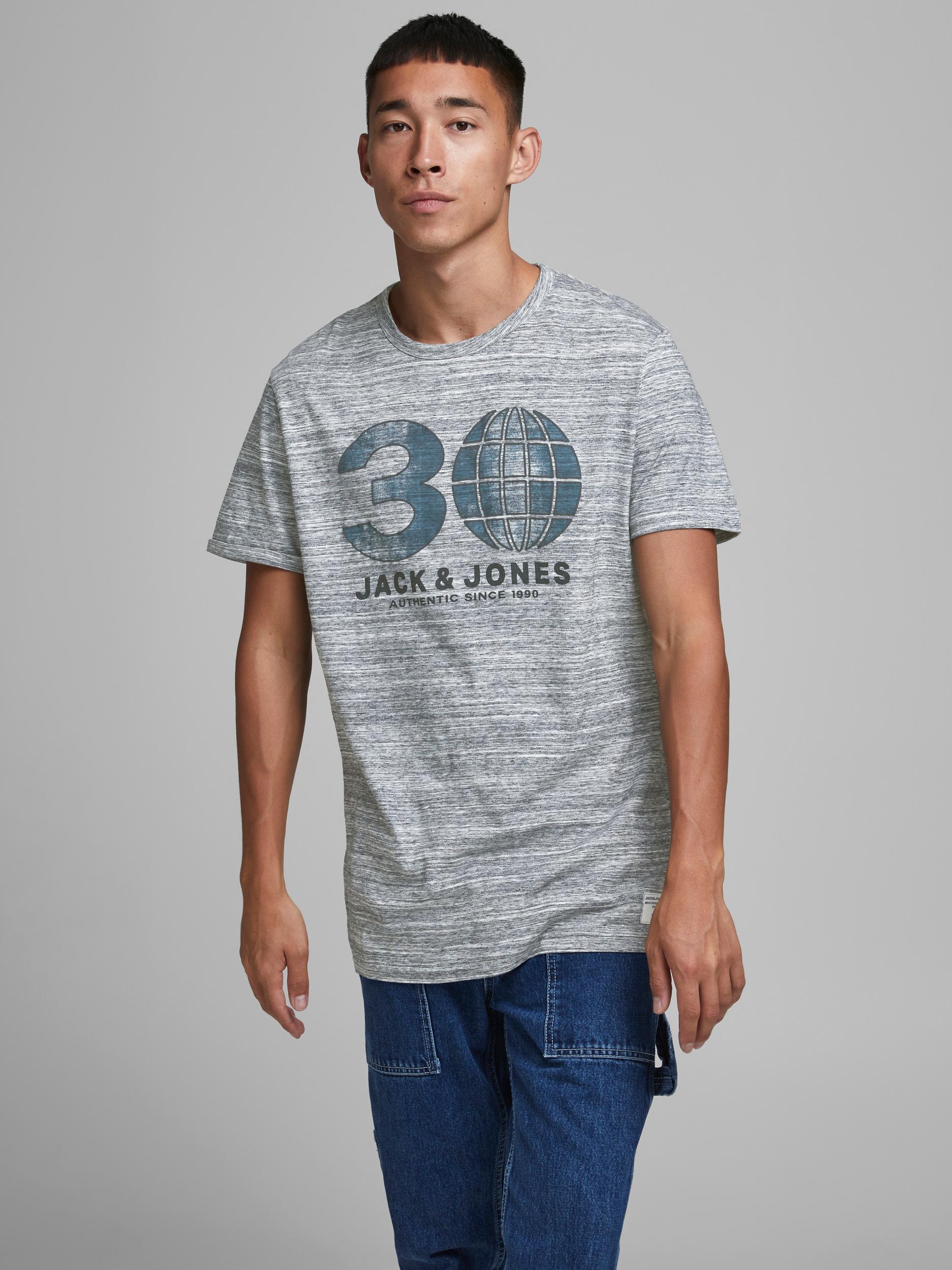 

Футболка Jack&Jones 30GRAPHIC MELANGE 12177881 Cool Grey  серый, Футболка Jack&Jones 30GRAPHIC MELANGE 12177881 Cool Grey M серый