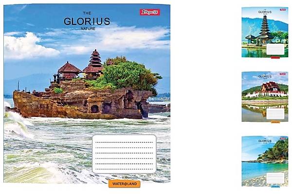 

Тетрадь А5 24 листа в линию Glorius nature (20 шт. в упак) 1 Вересня (765448)