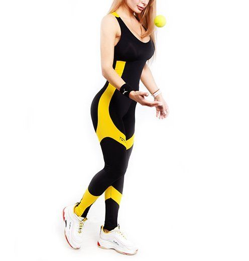

Комбинезон спортивный F25-C1 TotalFit 2XS Желто-черный