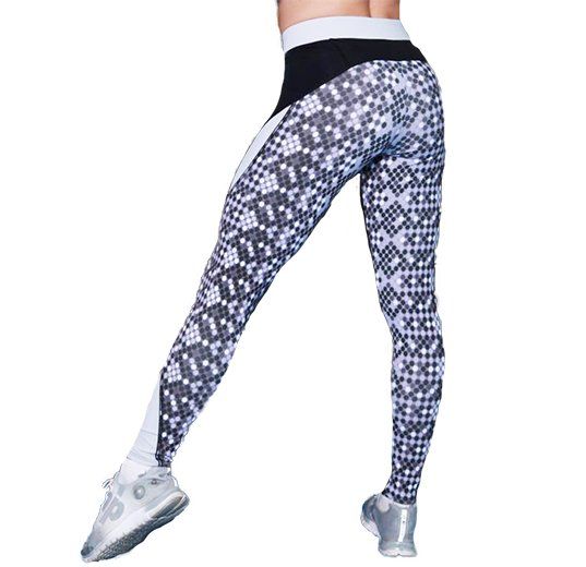 

Лосины спортивные S32-P29 TotalFit L Черно-белый
