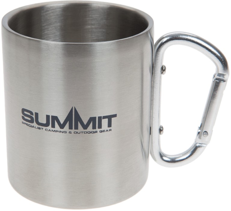 

Кружка с ручкой-карабином Summit Carabiner Handled Mug сталь 300 мл (663030)