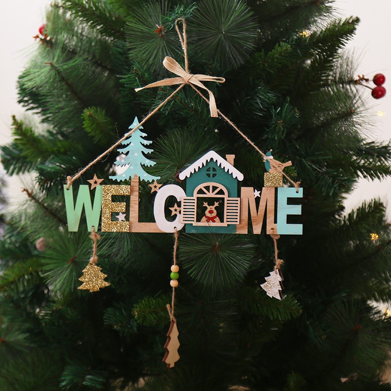 

Елочное украшение Welcome Home Деревянное 43х14 см