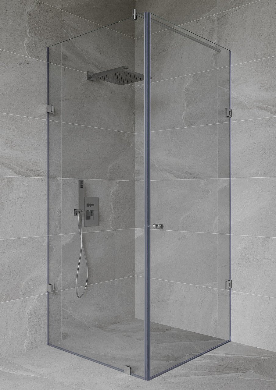 

S-Mix Душевая кабина с распашными дверями 2000*900*900мм, прозрачная 90-1
