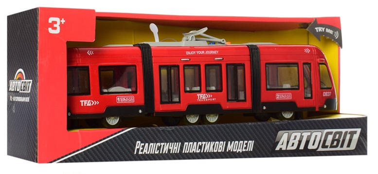 

Транспорт Трамвай АвтоСвіт AS-2630 Красный (BAM004172)