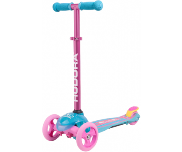 

Трехколесный самокат Hudora Flitzkids 2.0 Розовый