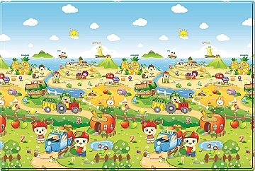 

Развивающий коврик Fruit Farm, 185х125х1,1 см - Comflor (20-70621)