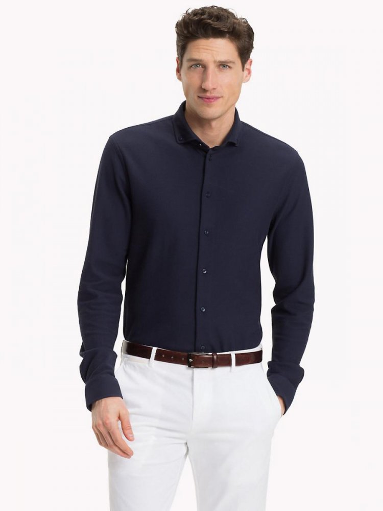 

Рубашка Tommy Hilfiger TT0TT03249 XL Темно-синяя