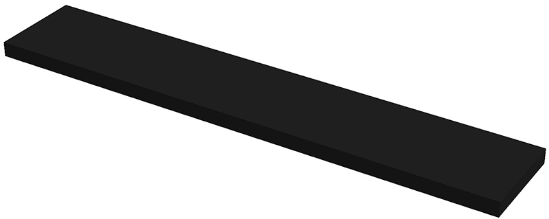 

Полка DC Gina 1105х204х32 мм Черная