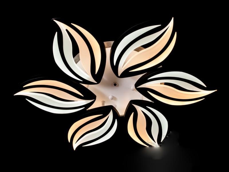 

Люстра Потолочная LED-люстра с диммером и подсветкой 8092/6 WH LED 3color dimmer, 105W (LI400256)