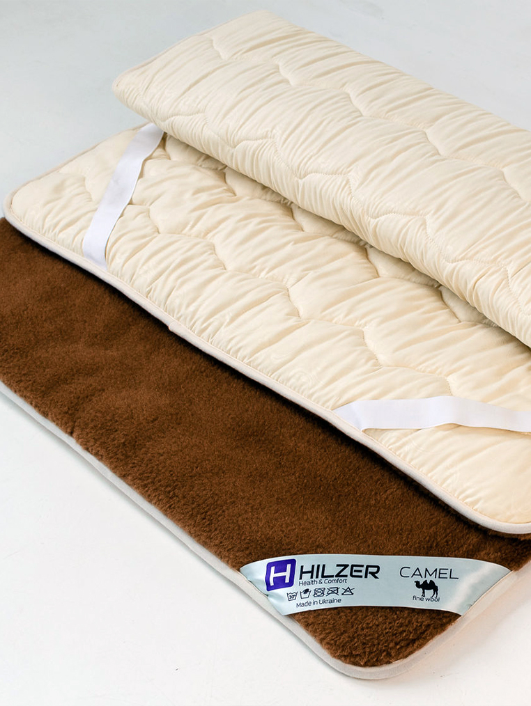 

Наматрасник HILZER , 100% верблюжья шерсть, 70x140 см, Италия, 5 лет гарантия