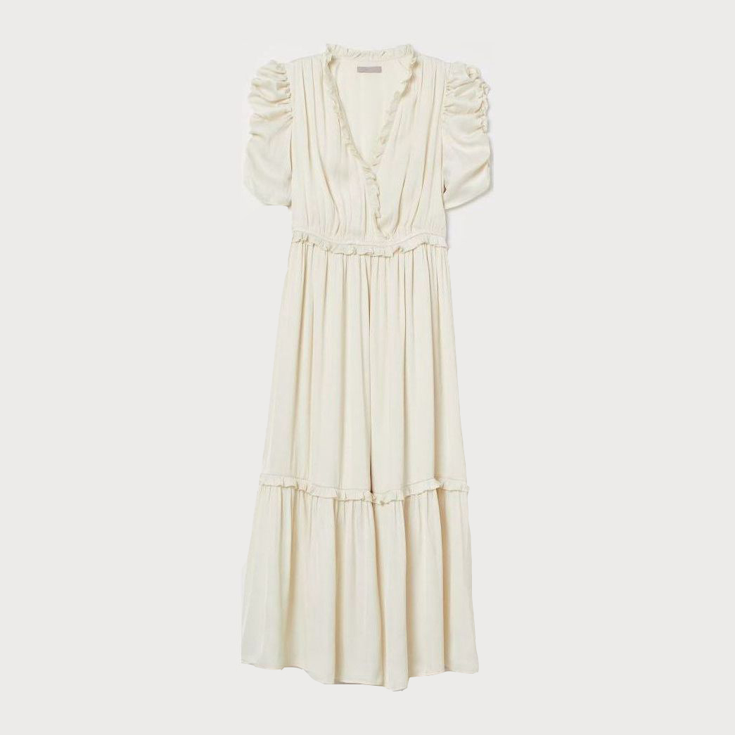 

Платье H&M 060834378 36 Кремовое