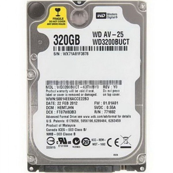 

Жесткий диск Western Digital WD3200BUCT 320Gb Sata II Refurbished