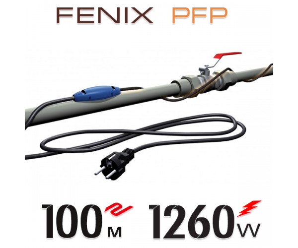 

Нагревательный кабель двужильный Fenix ​​PFP 12 Вт / м со встроенным термостатом - 100 м.п.