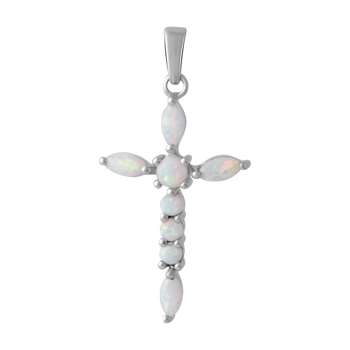 

Серебряный крестик с опалом 0.88ct 2053552