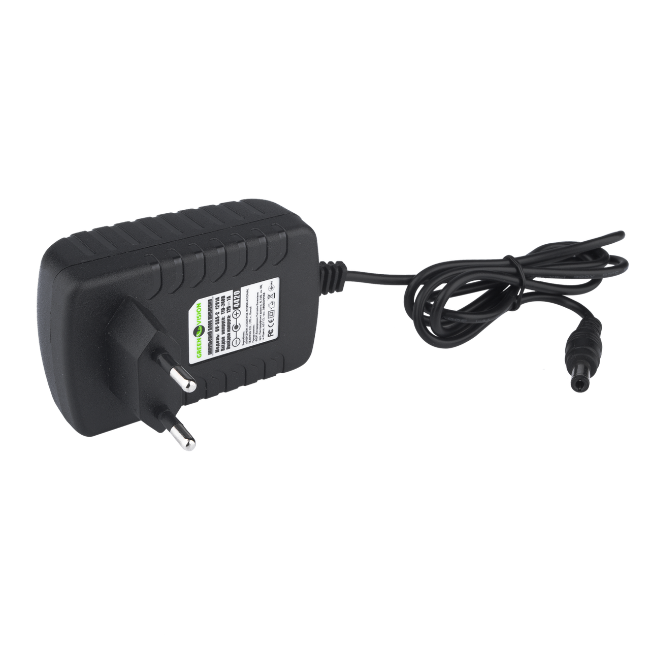 

Импульсный адаптер питания Green Vision GV-SAS-С 12V 1A (12W) конектор 5,5*2,5 (4420)